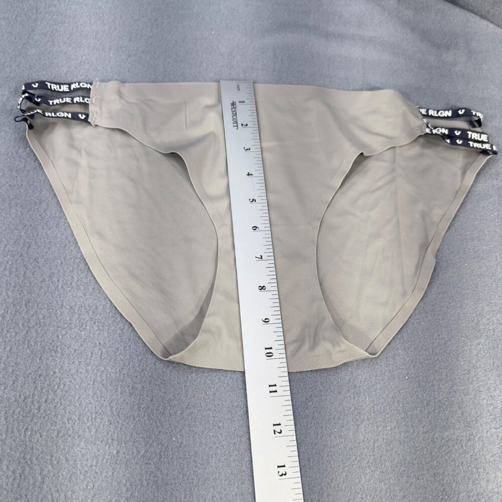 True Religion Womens Size XL Panty Brief Strappy Sides Ultra-Soft Gray NWOT - Picture 5 of 6